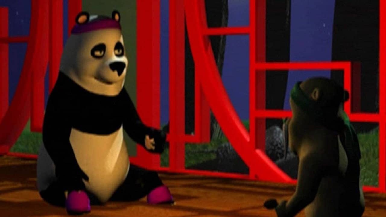 The Little Panda Fighter backdrop
