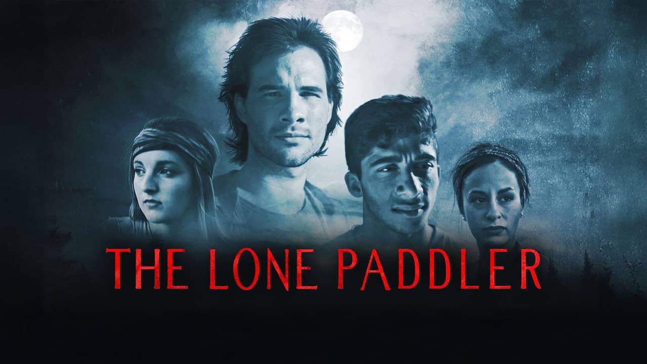 The Lone Paddler backdrop