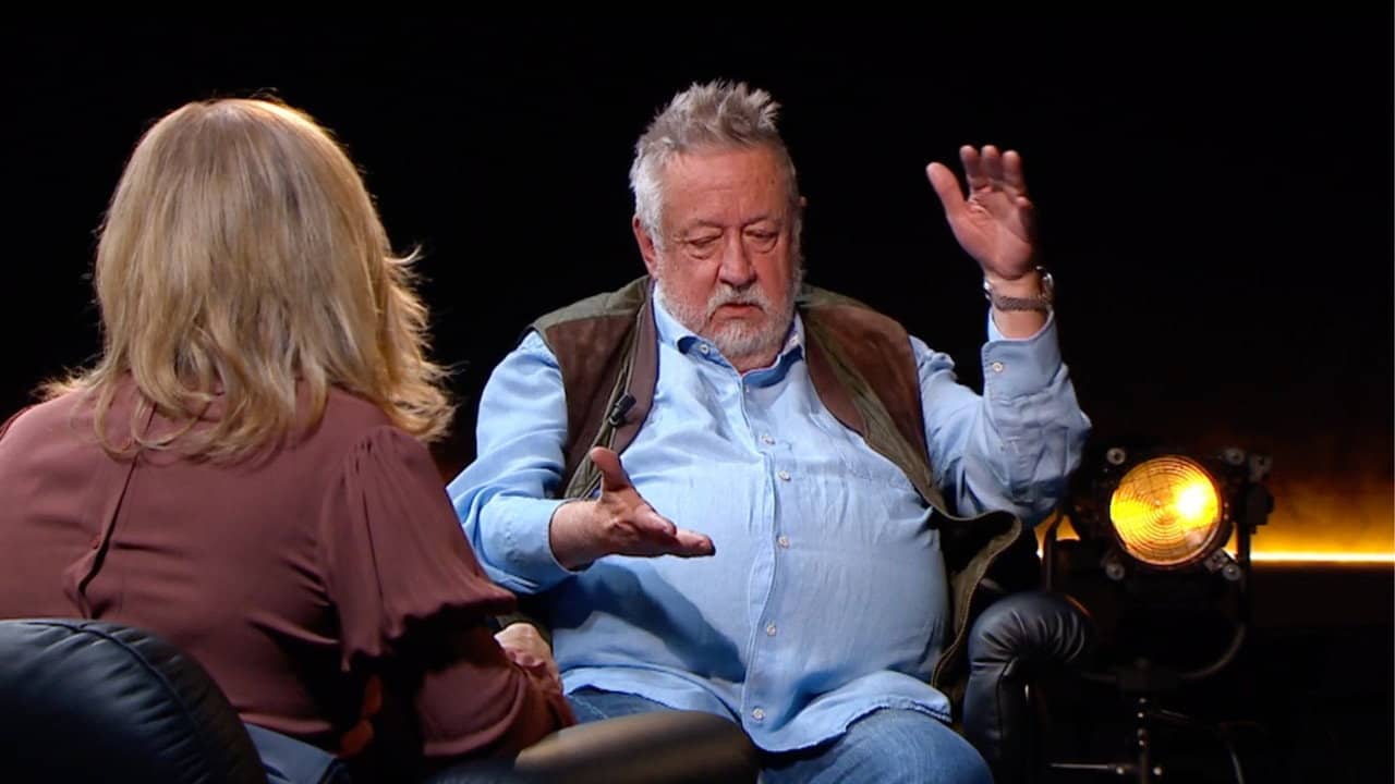 Malou möter Leif GW Persson backdrop