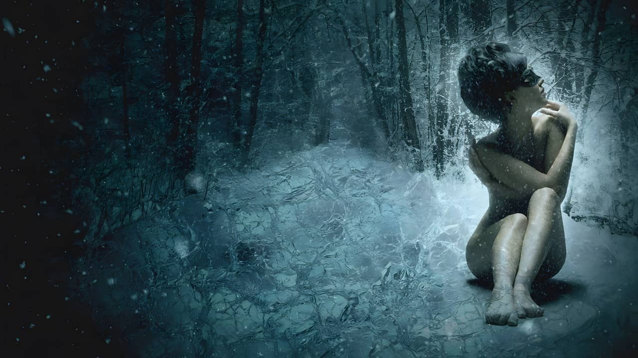 Snowbound backdrop