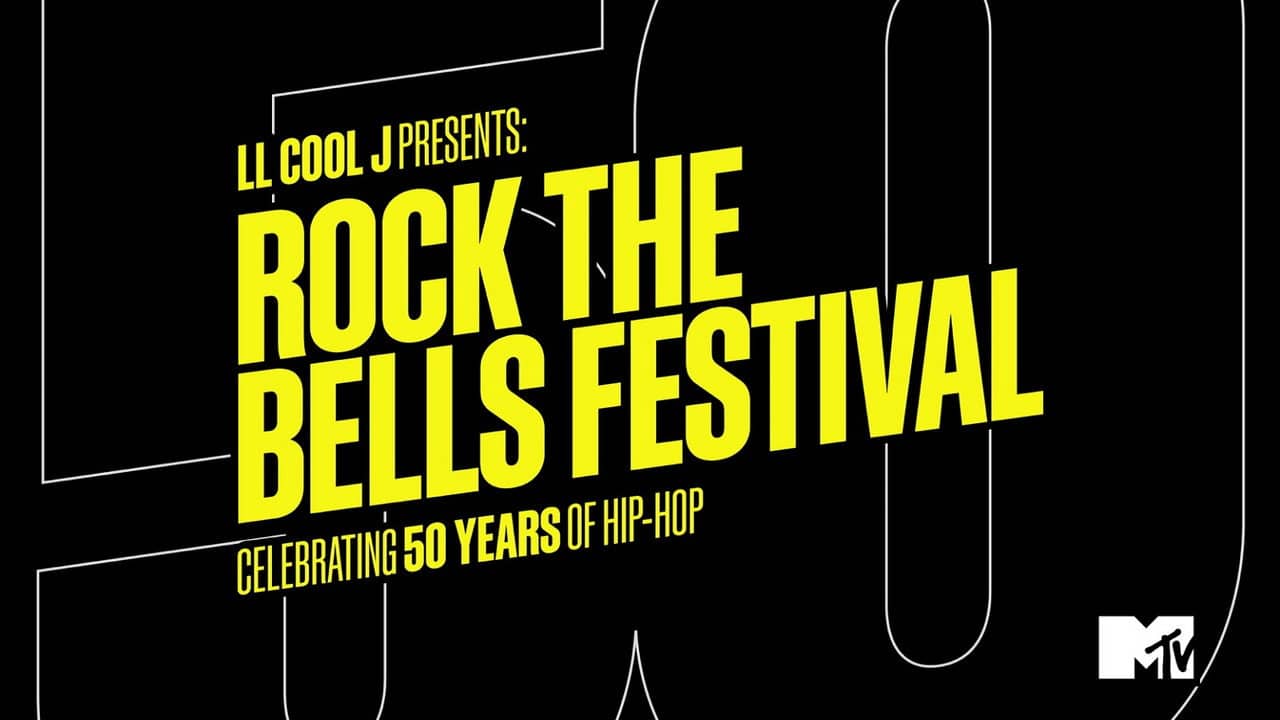LL Cool J Presents The Rock the Bells Festival Celebrating 50 Years of Hip Hop backdrop