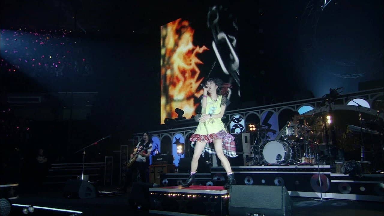 LiVE is Smile Always ~PiNK&BLACK~ in Nippon Budokan -Choco Donut- backdrop