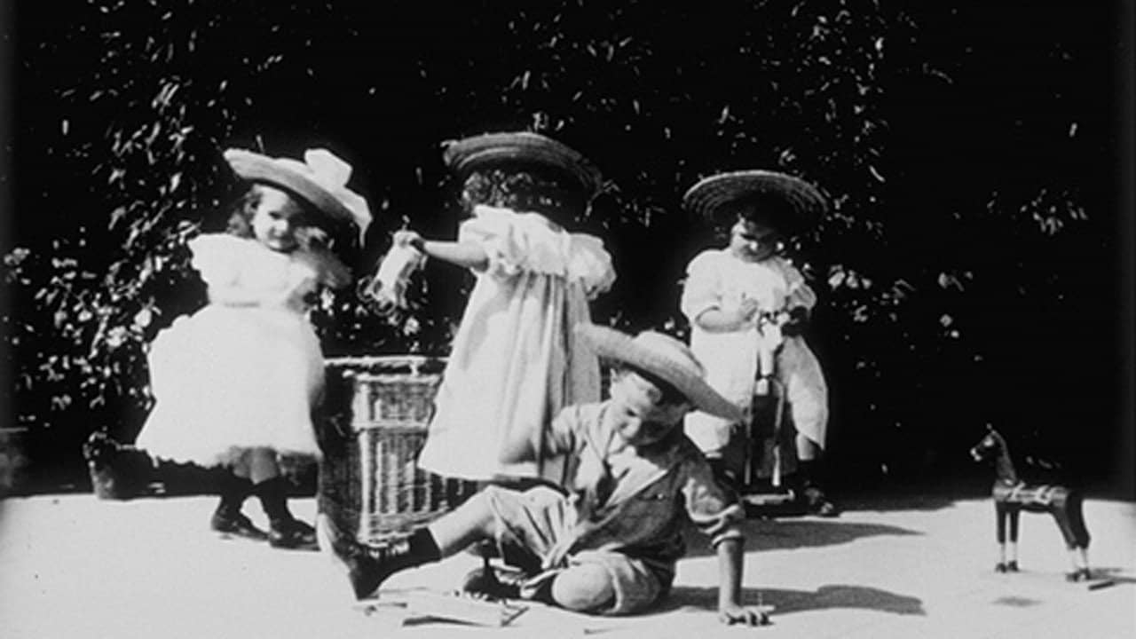 Children at Play backdrop