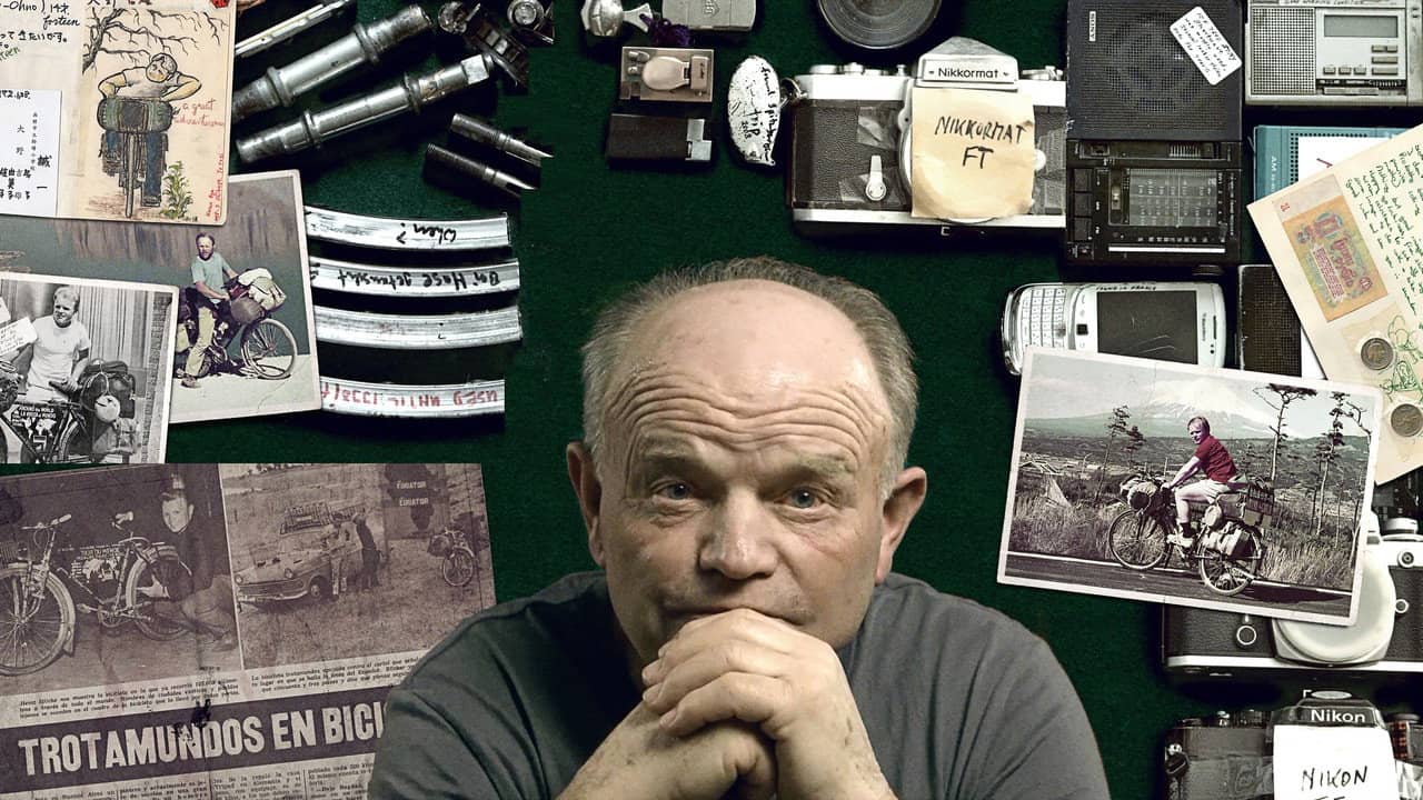 The Man Who Wanted to See It All backdrop
