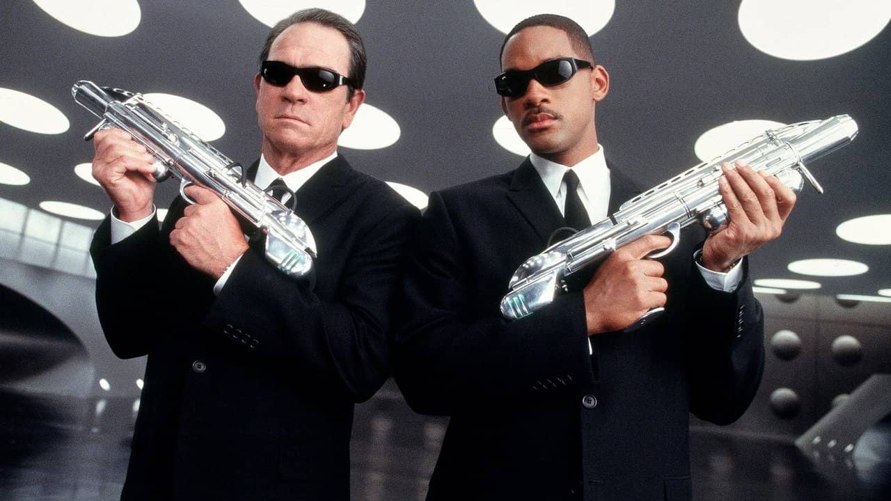Men in Black backdrop