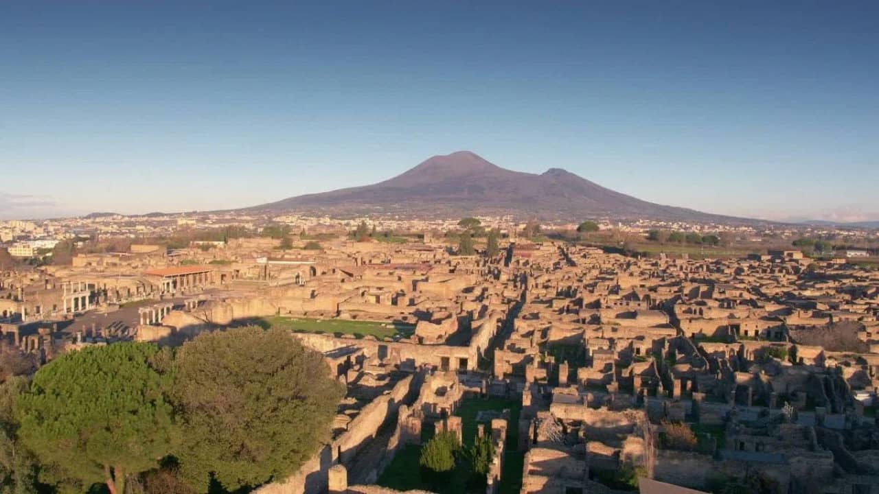 Pompeii's Living Dead backdrop