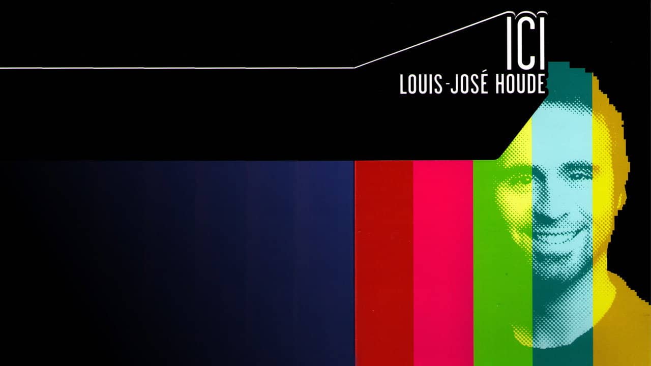 Ici Louis-José Houde backdrop