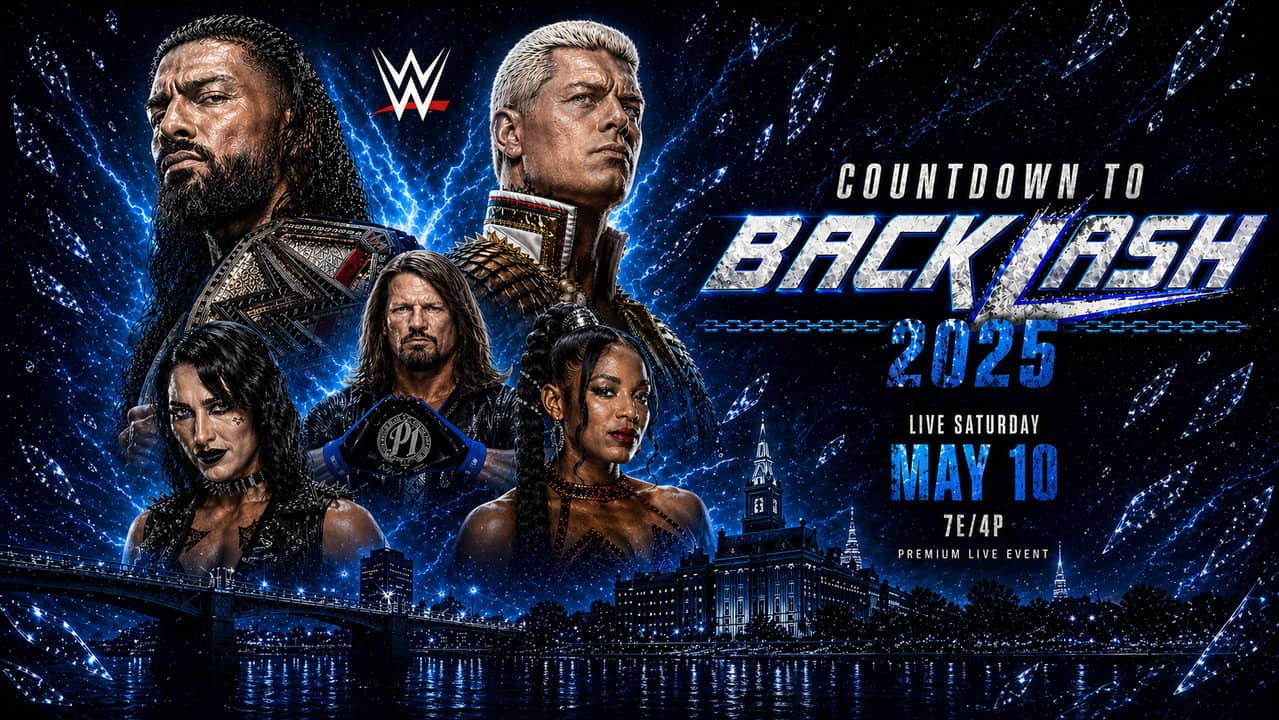 Countdown to WWE Backlash 2025 backdrop