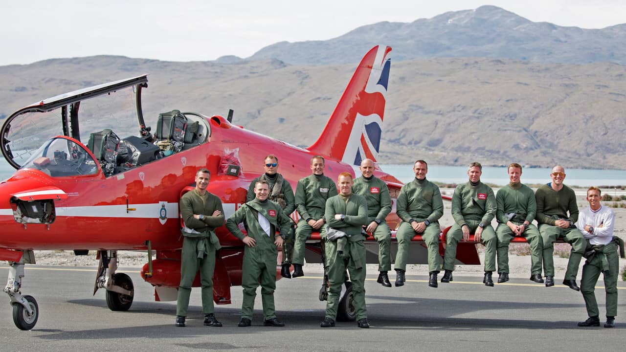 Red Arrows Take America backdrop