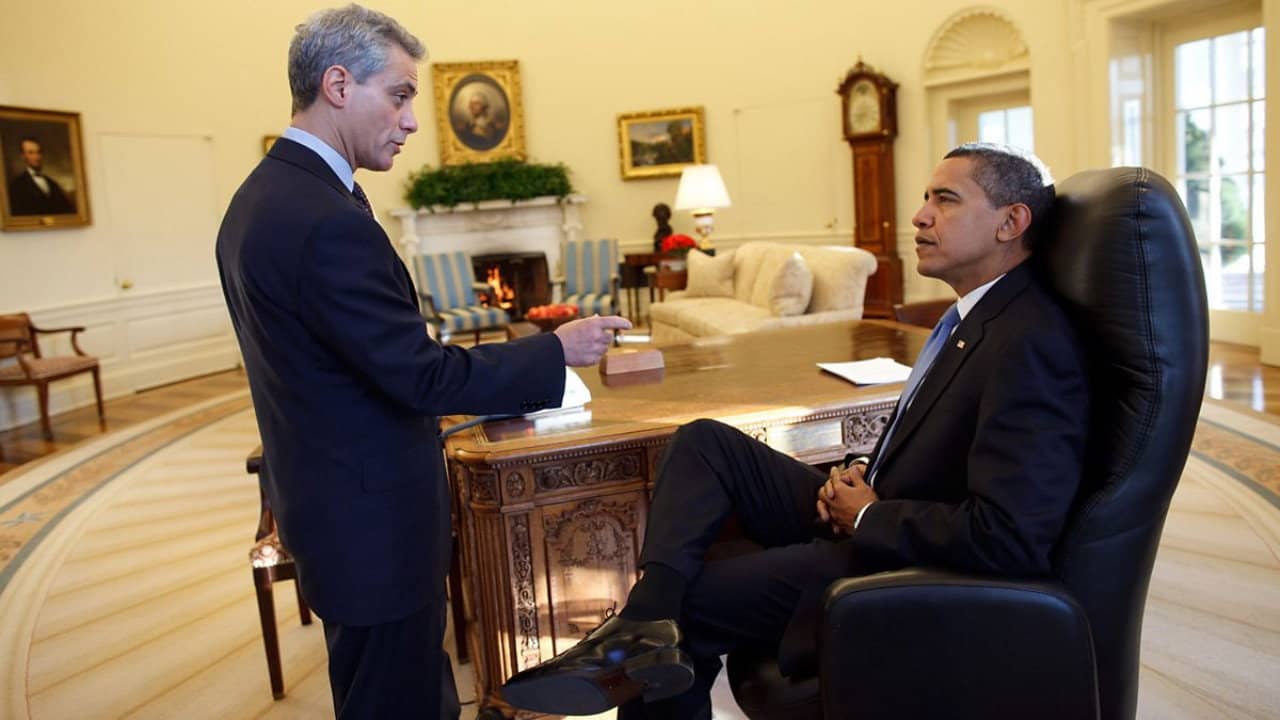 Inside Obama's White House backdrop