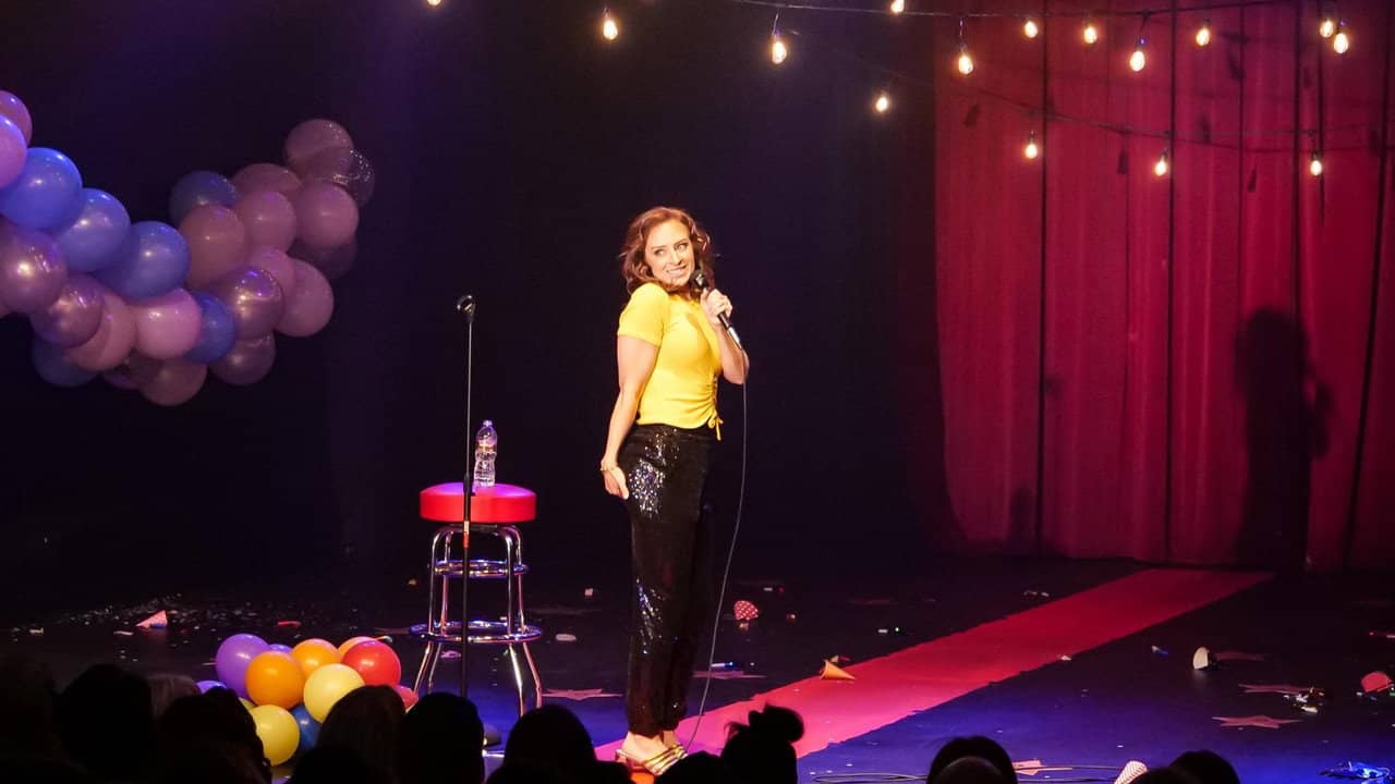 Emily James: Late to the Party backdrop