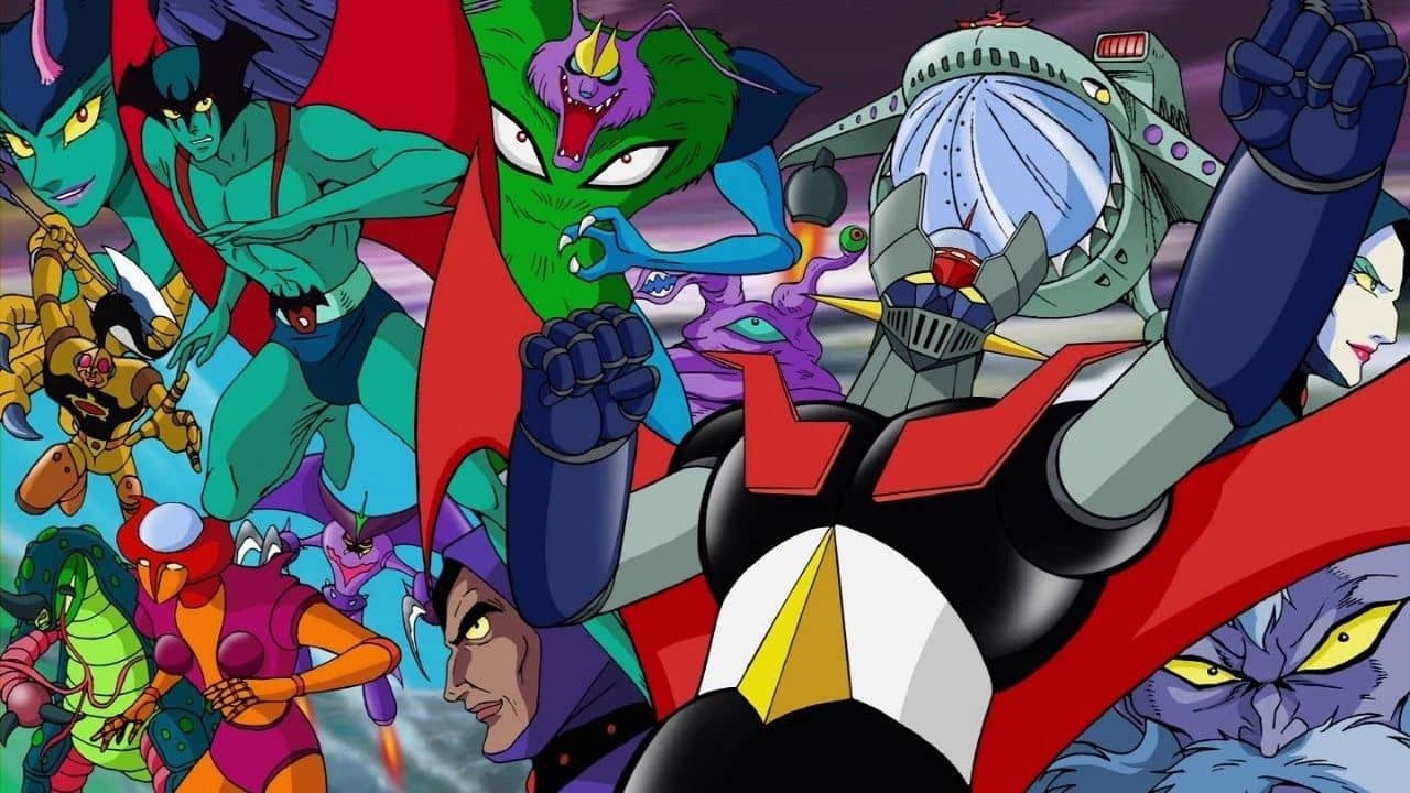 Mazinger Z vs. Devilman backdrop