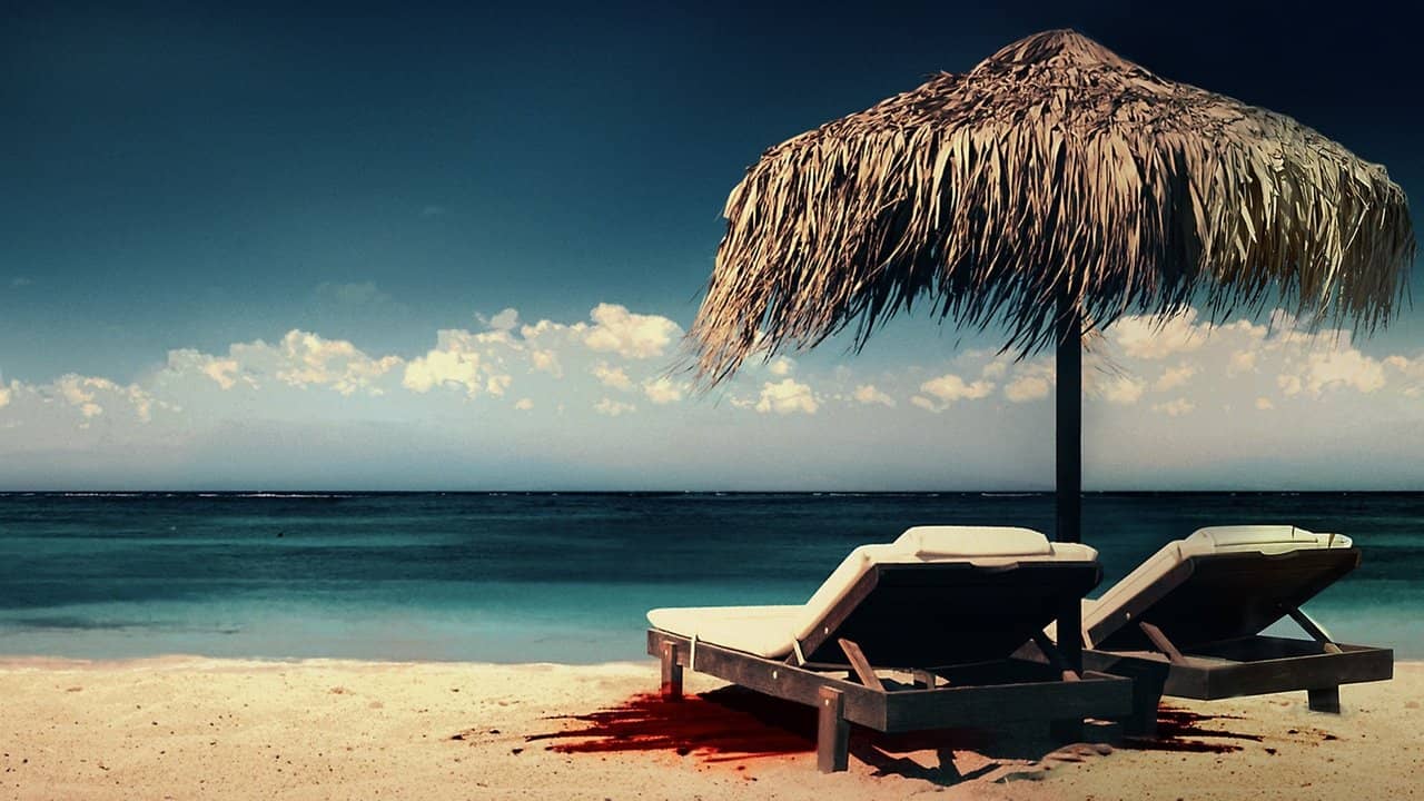 Murdered in Paradise backdrop