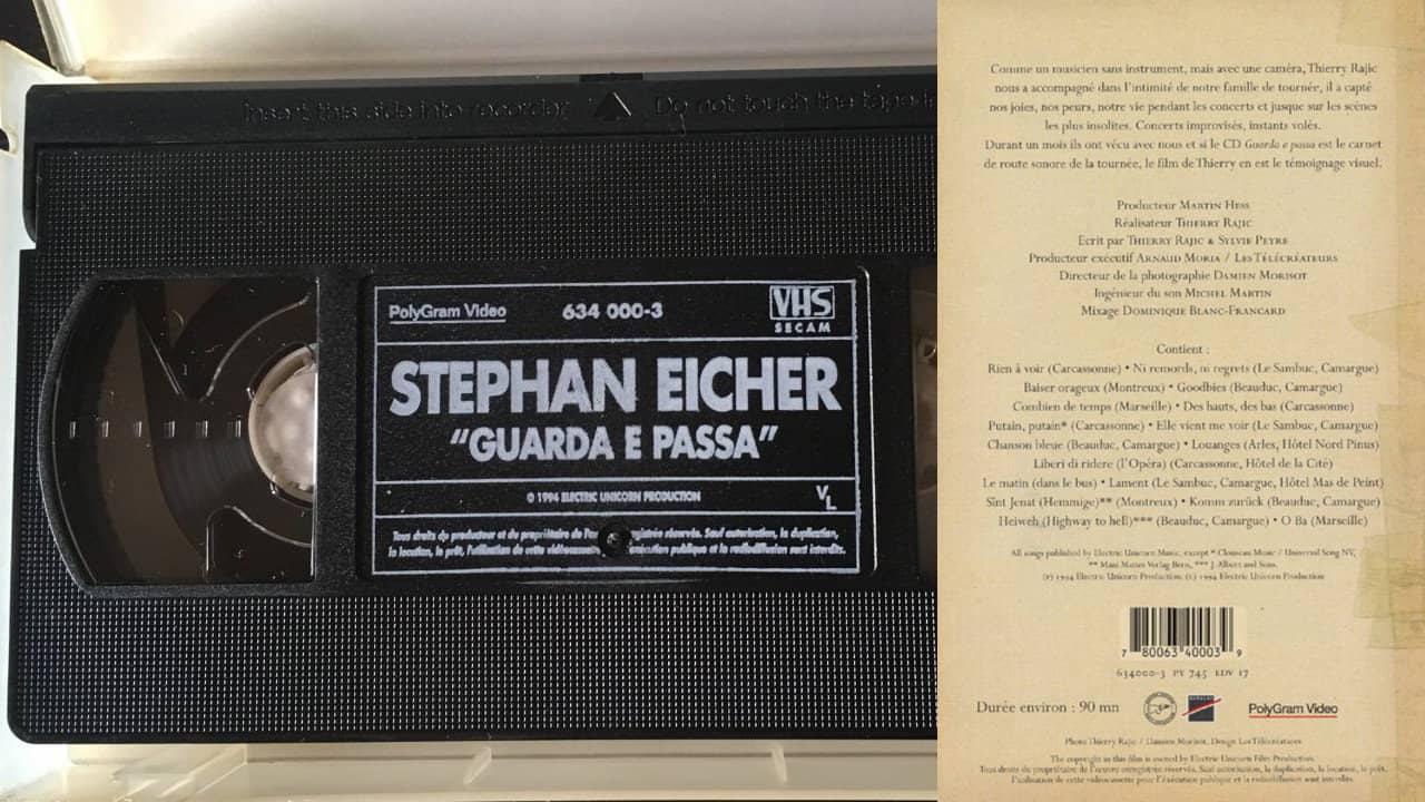 Stephan Eicher – Guarda E Passa backdrop