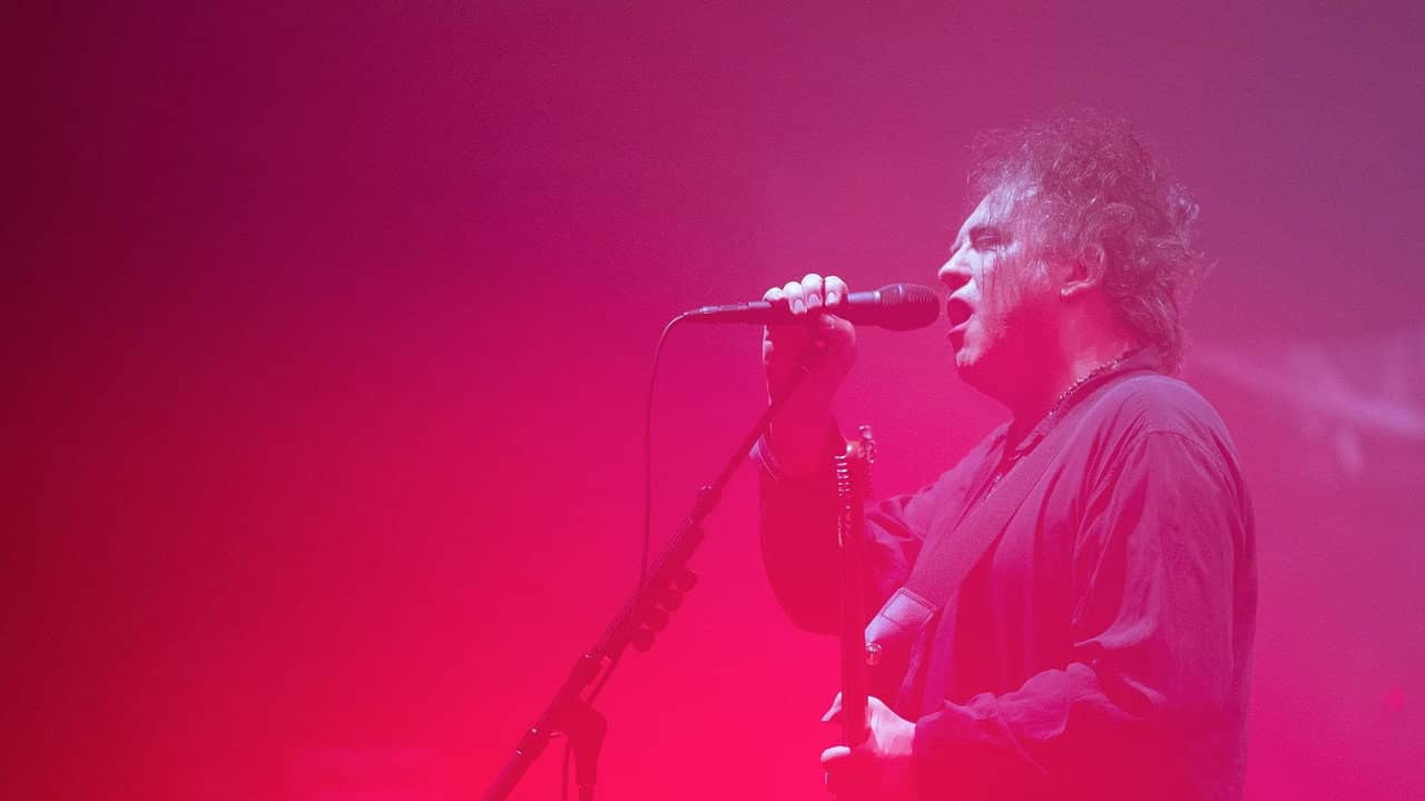 The Cure - Disintegration In Sydney backdrop