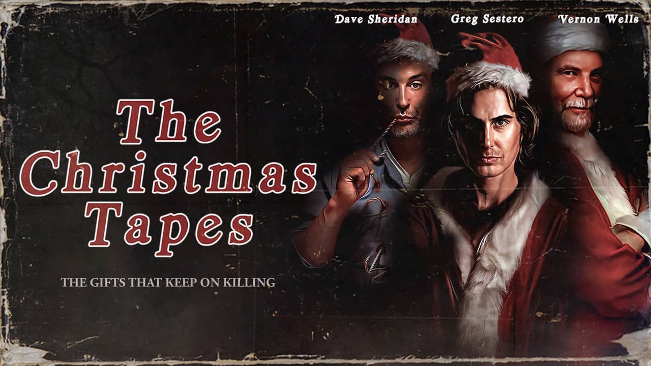 The Christmas Tapes backdrop