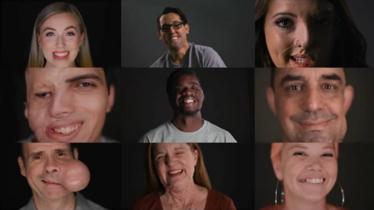 About Face backdrop