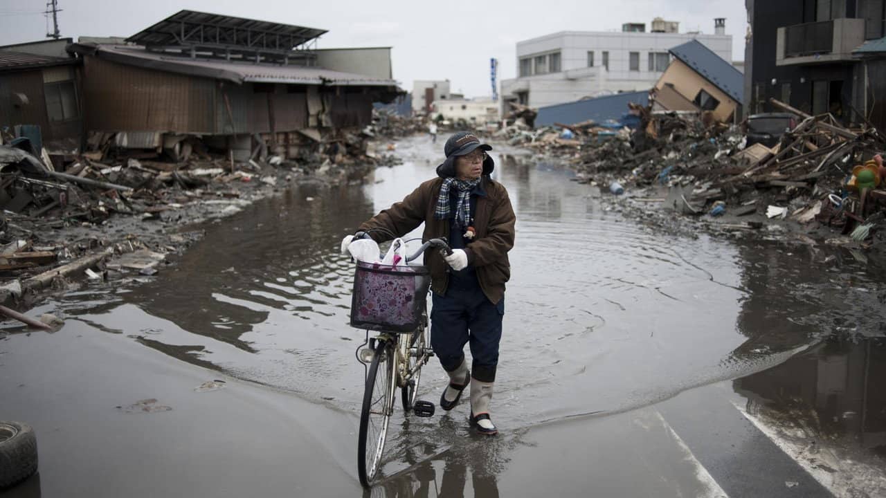 Japan's Killer Quake backdrop