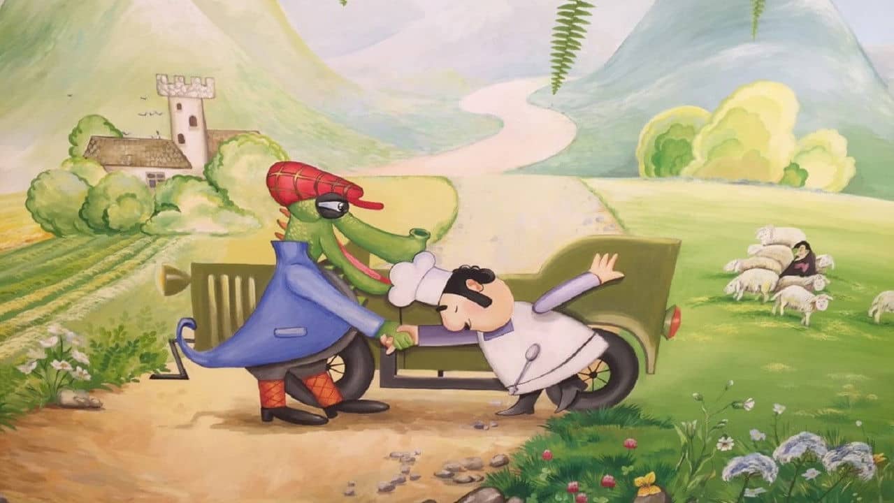 The Abduction of Balthazar Sponge backdrop