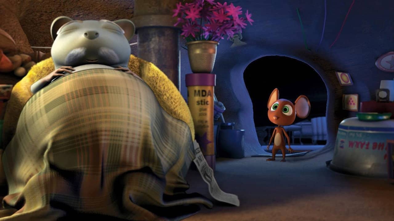 The little mouse who wanted to touch a little star backdrop