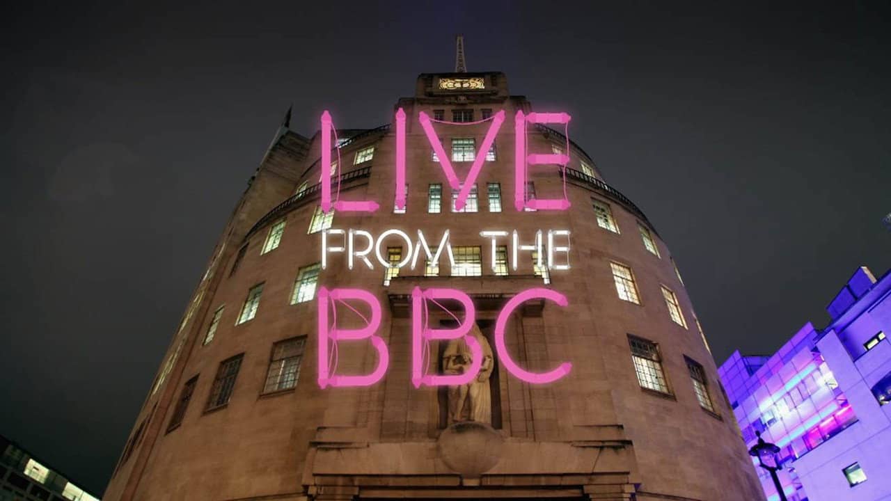 Live from the BBC backdrop