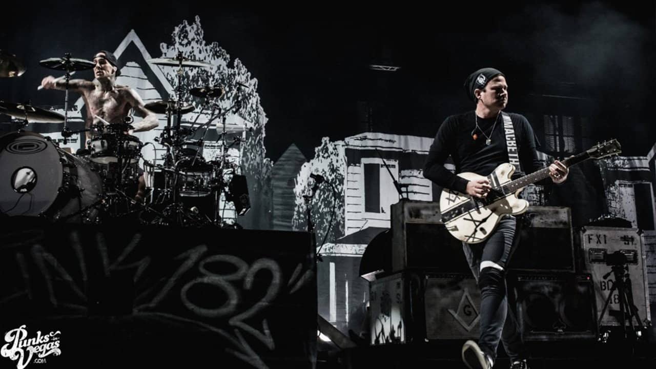 blink-182 Live in Las Vegas backdrop