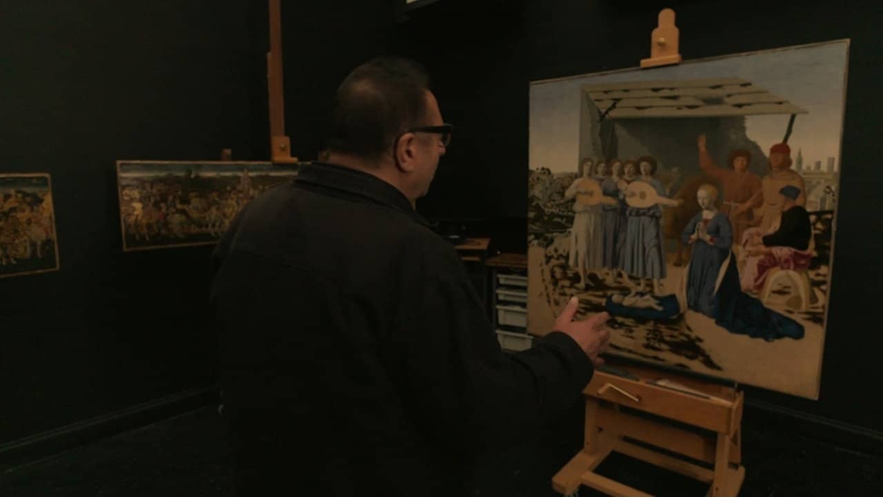 The Mystery of the Nativity backdrop