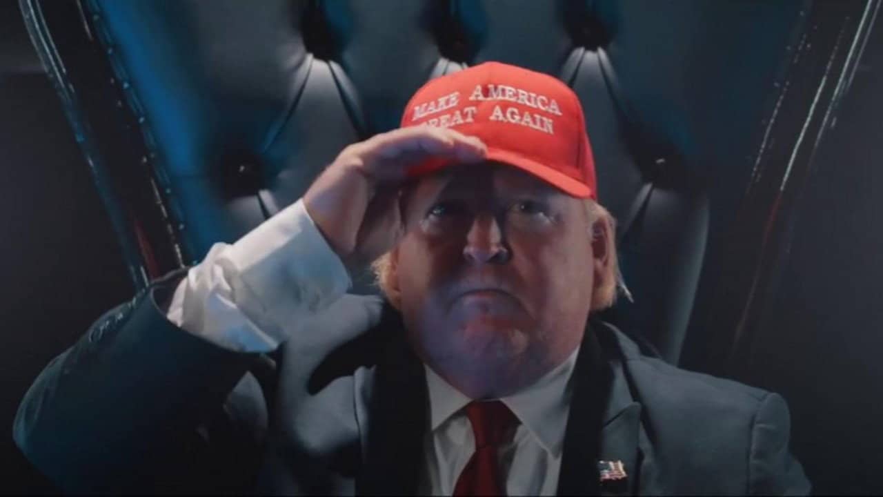 Donald Trump The Chosen backdrop