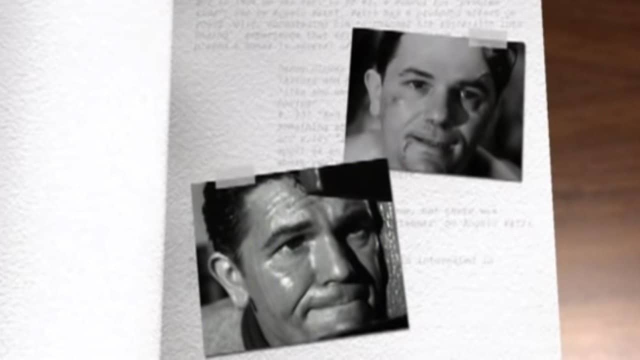 The John Garfield Story backdrop