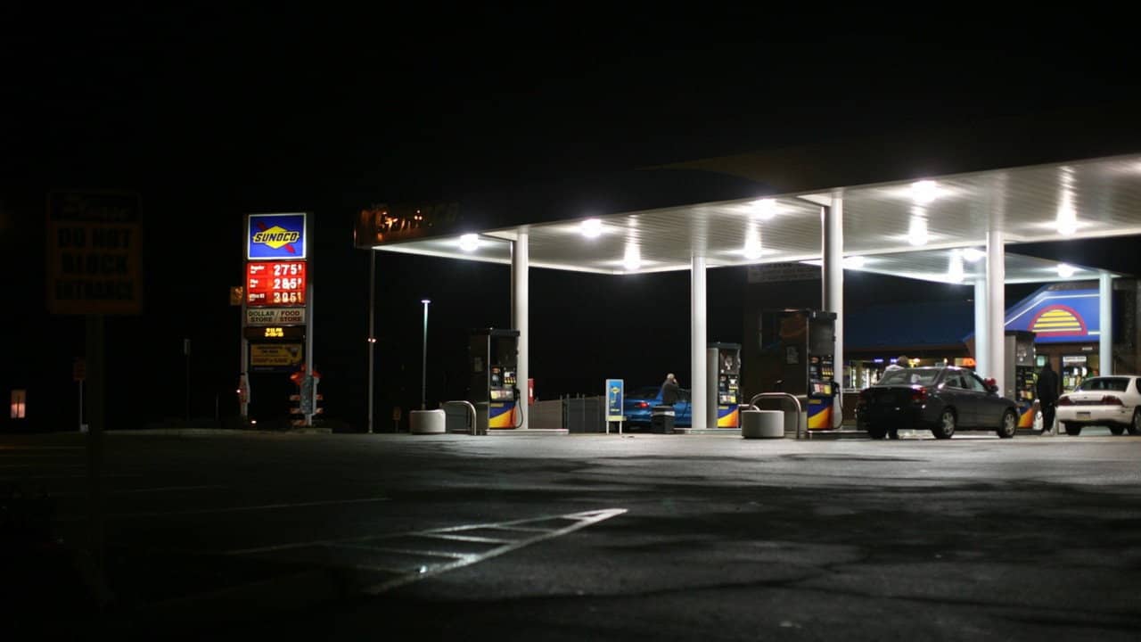 Gas backdrop