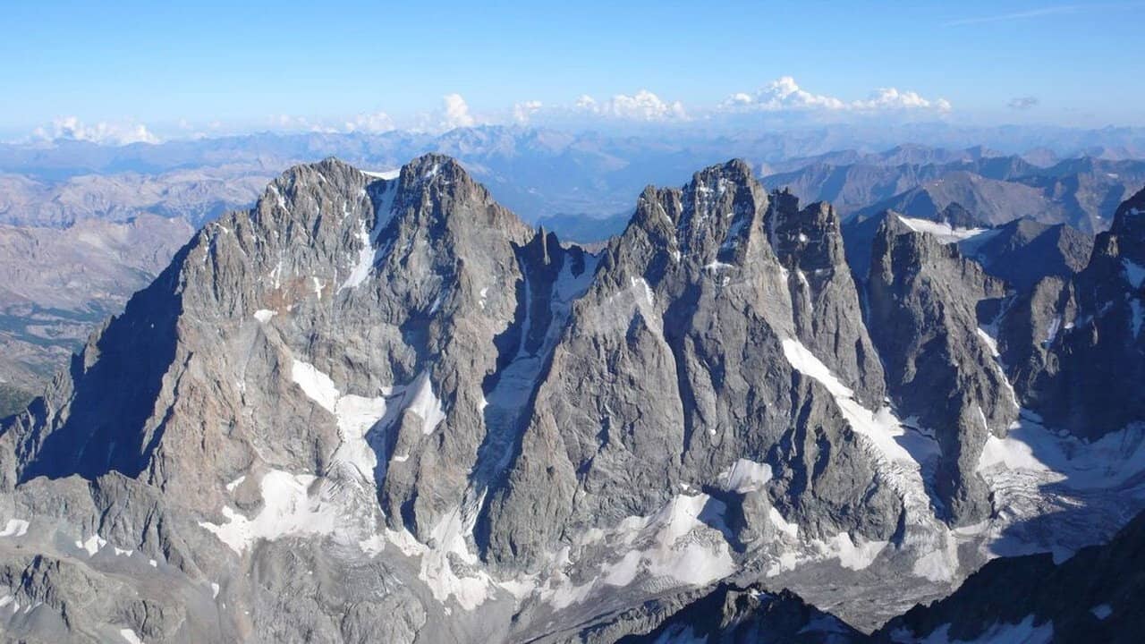 The Alps from Above backdrop