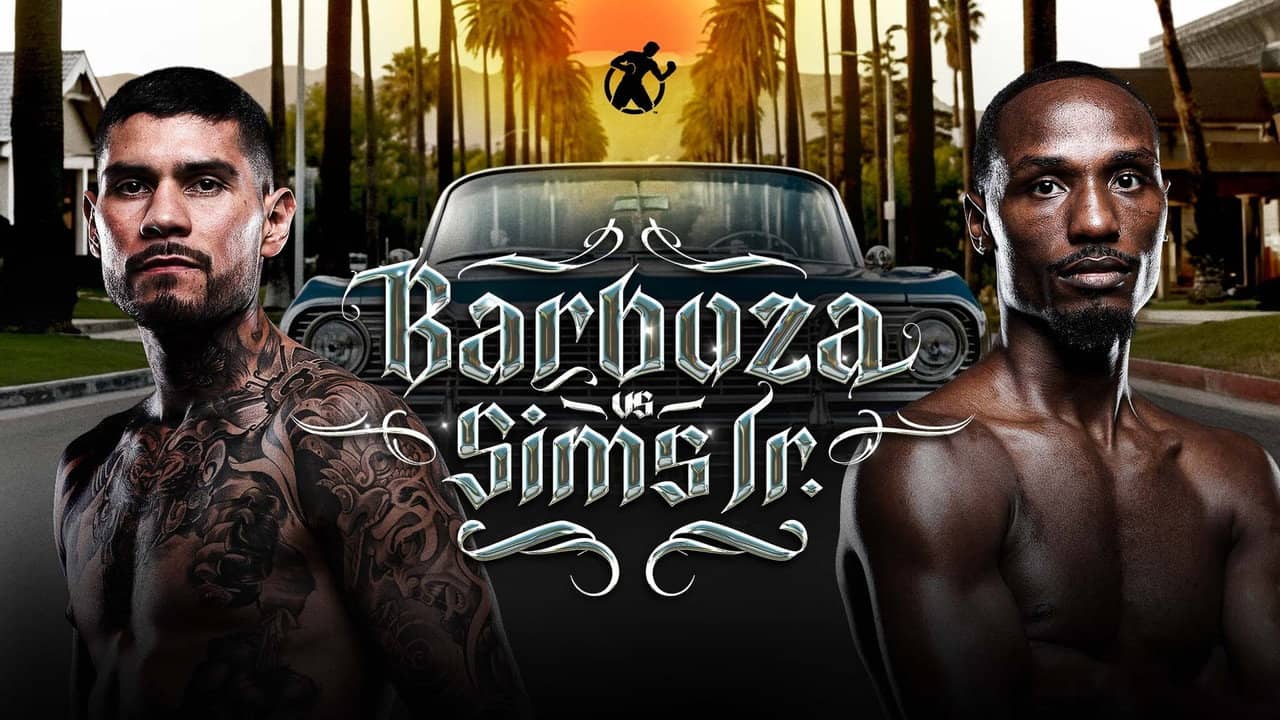 Arnold Barboza Jr. vs. Kenneth Sims Jr. backdrop