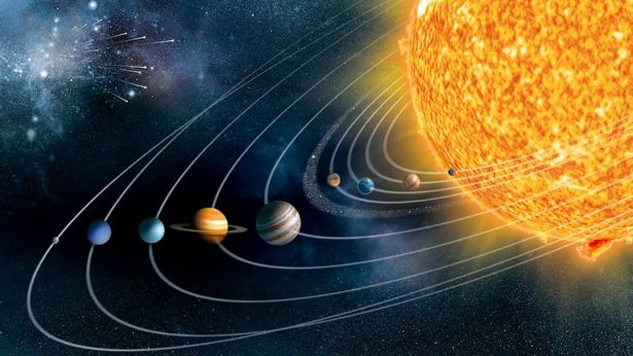 Unser Sonnensystem 3D backdrop