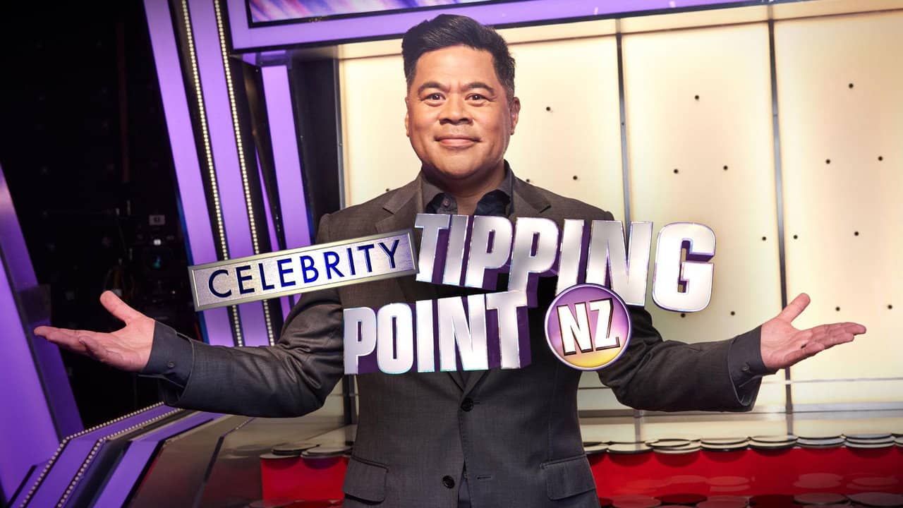 Celebrity Tipping Point NZ backdrop
