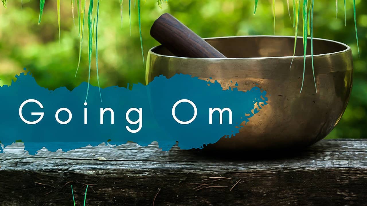 Going Om backdrop