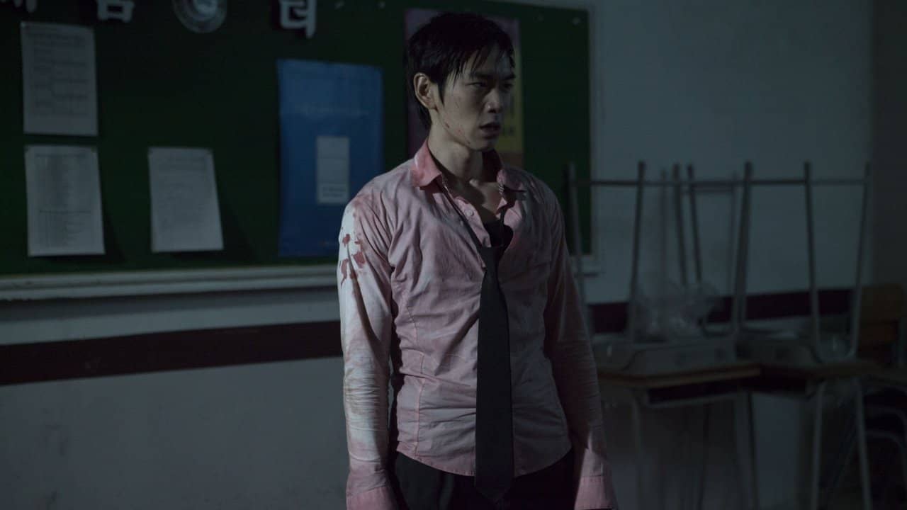 Zombie School backdrop
