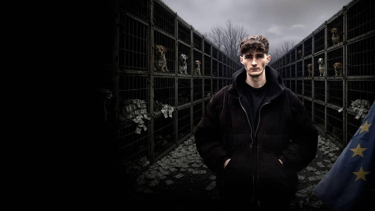 How to kill a puppy and get rich - Die Hunde Mafia backdrop