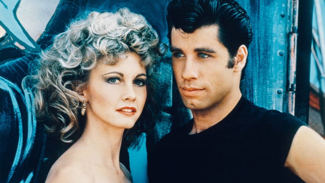 Grease backdrop