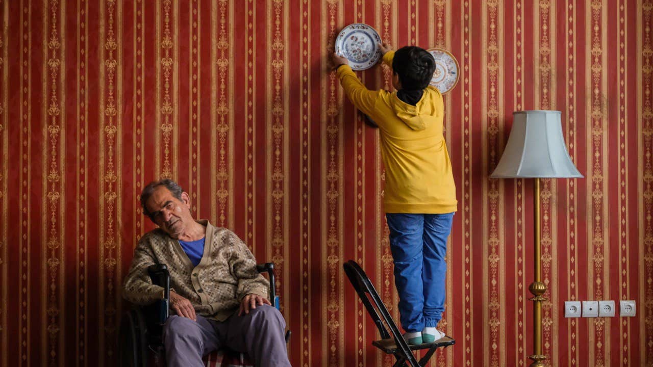 The Last Visit with Grandpa backdrop