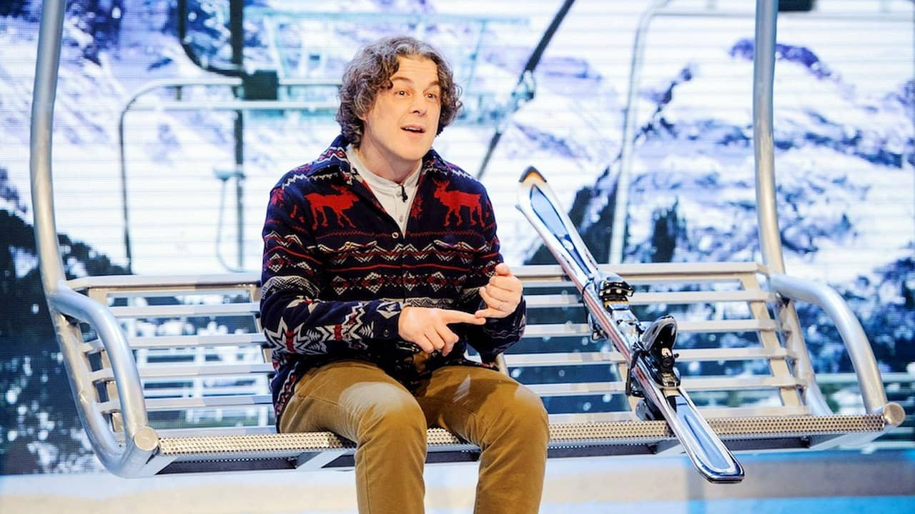 Alan Davies Après-Ski backdrop