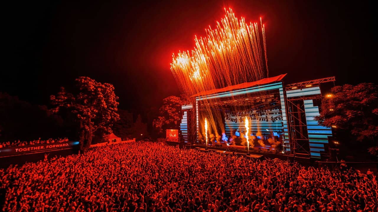 The Cure Live At Exit Tribe Festival 2019 backdrop
