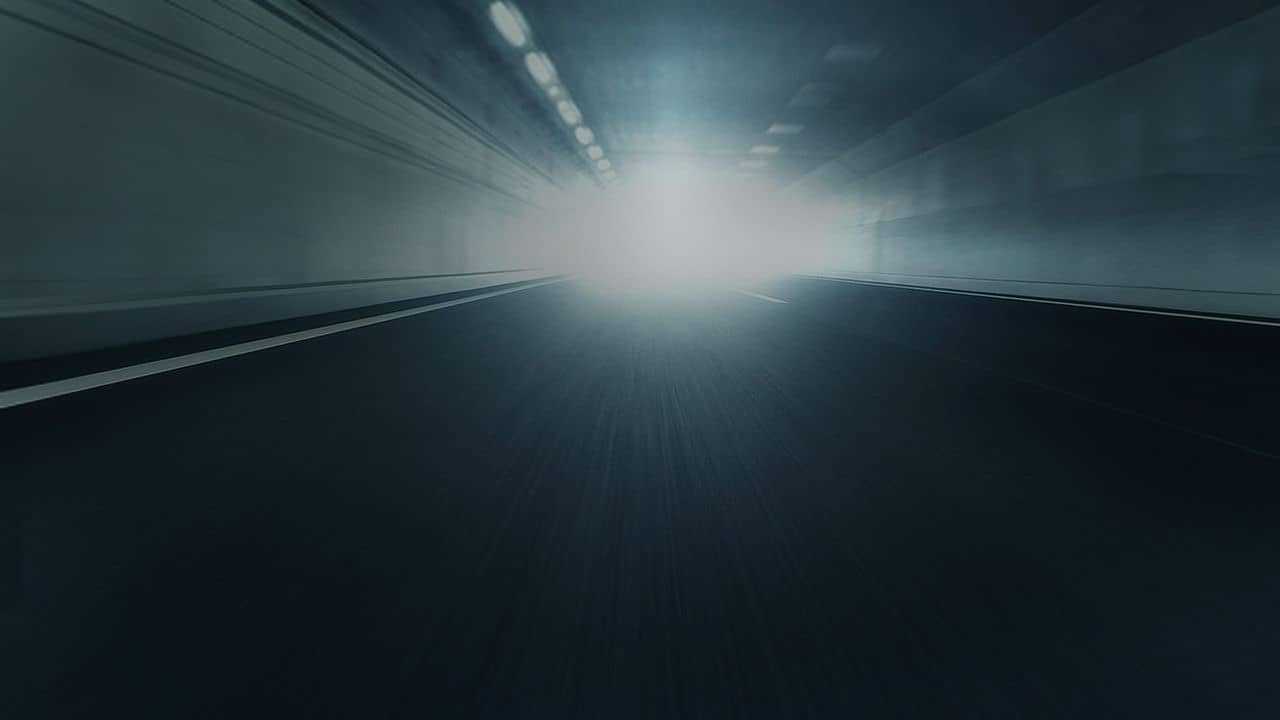EXIT backdrop