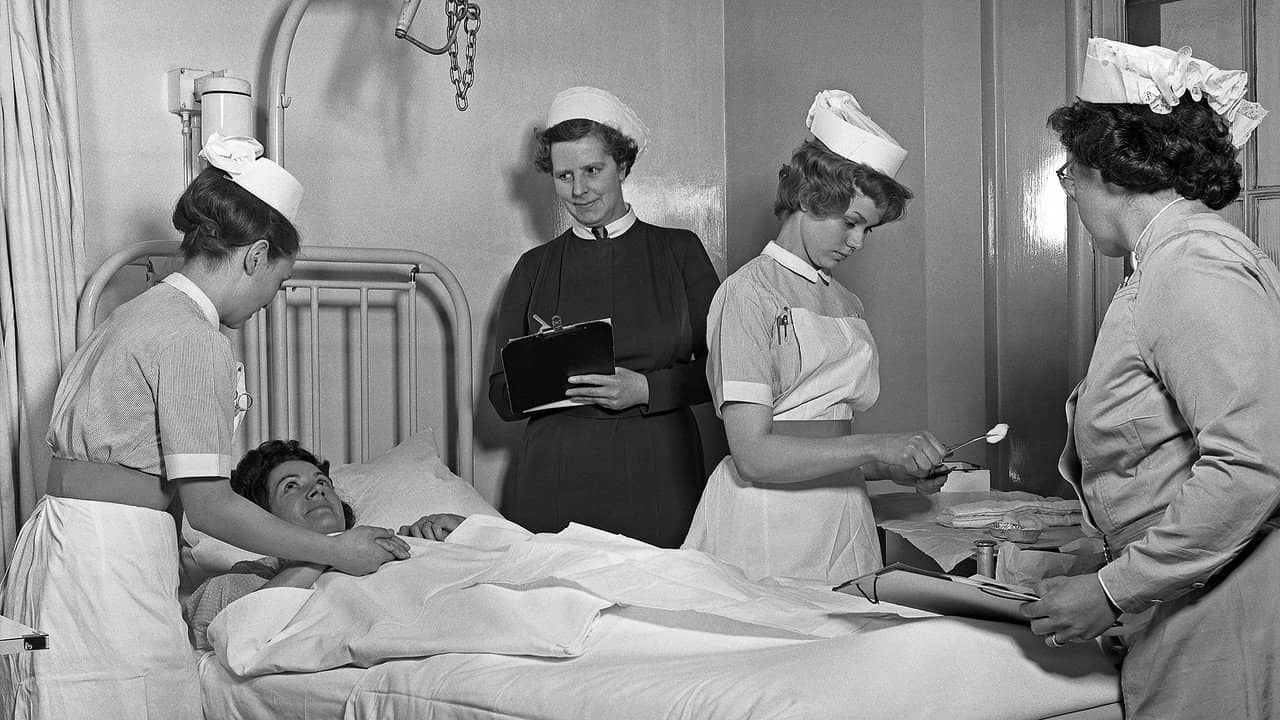 The NHS: A People's History backdrop