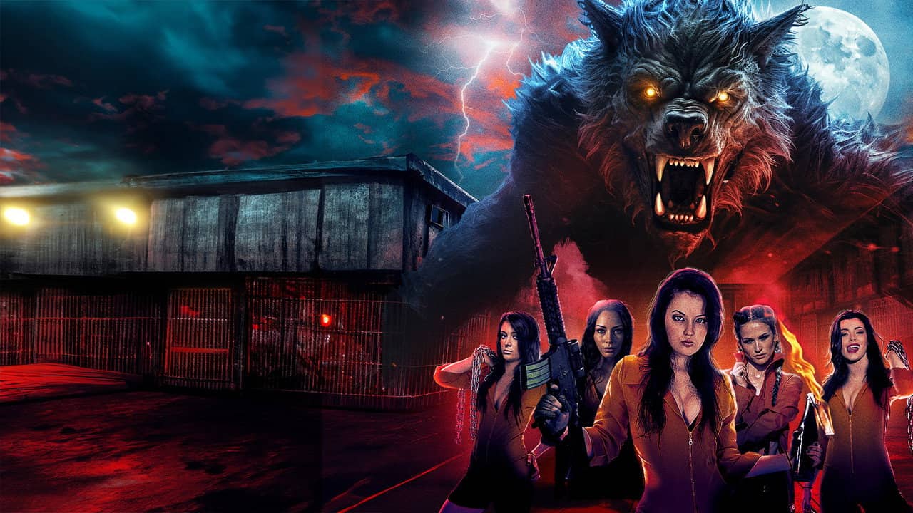 Werewolf in a Women's Prison backdrop