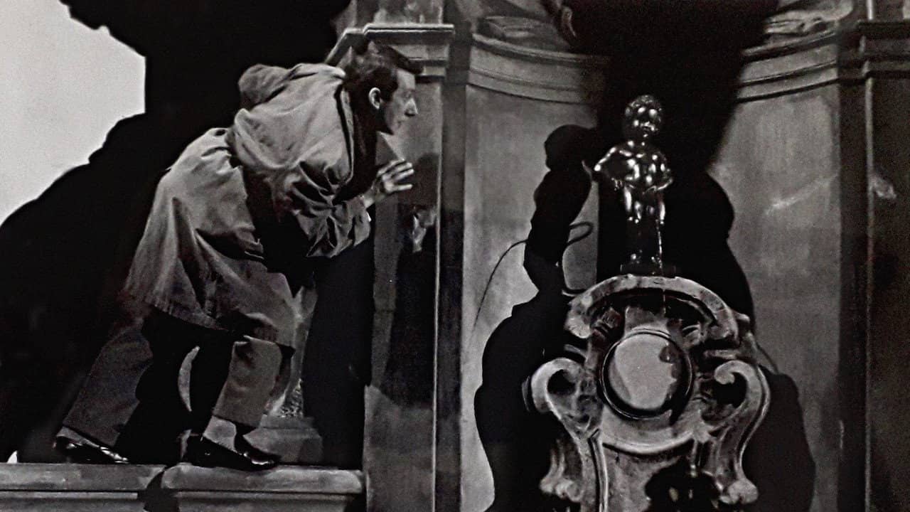 The Manneken Pis Case backdrop