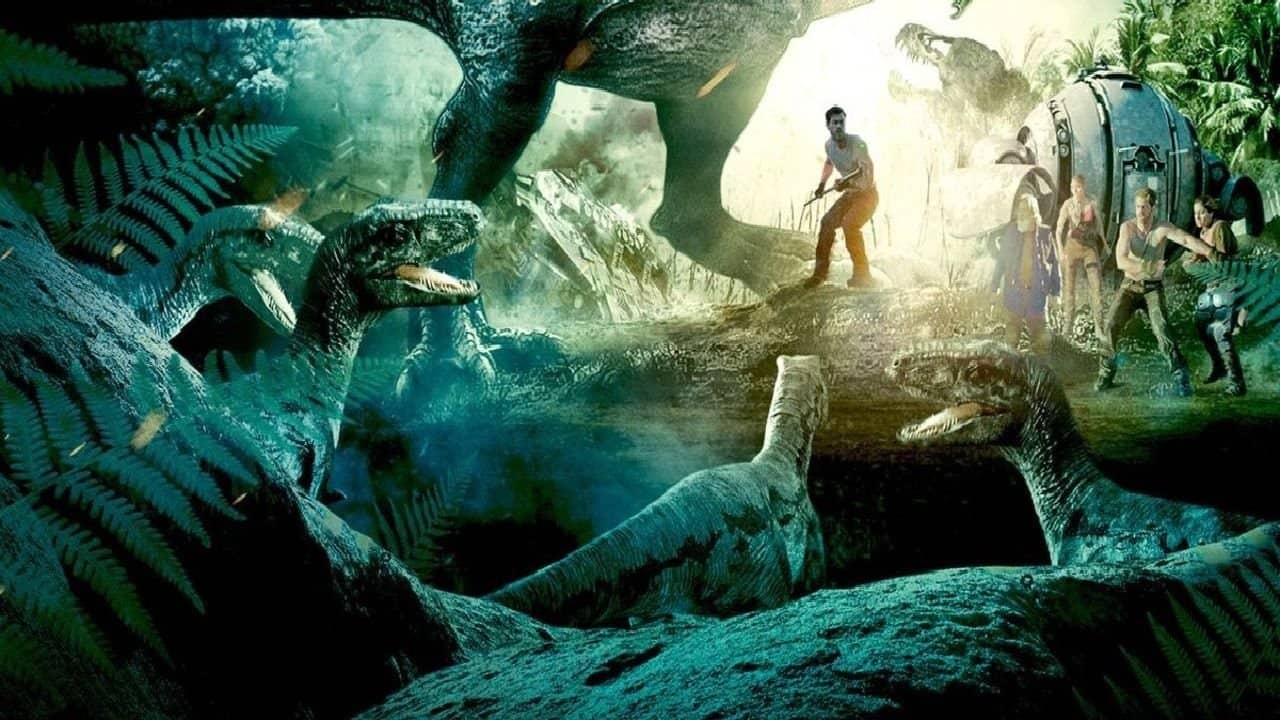 Jurassic Galaxy backdrop