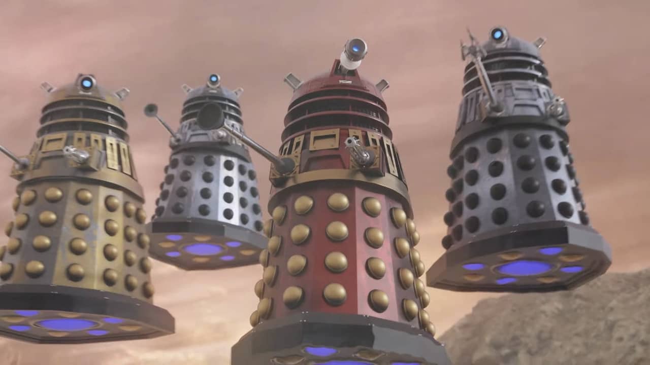 Doctor Who: Leela vs. The Time War backdrop