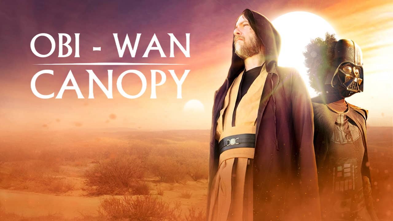 Obi-Wan Canopy backdrop