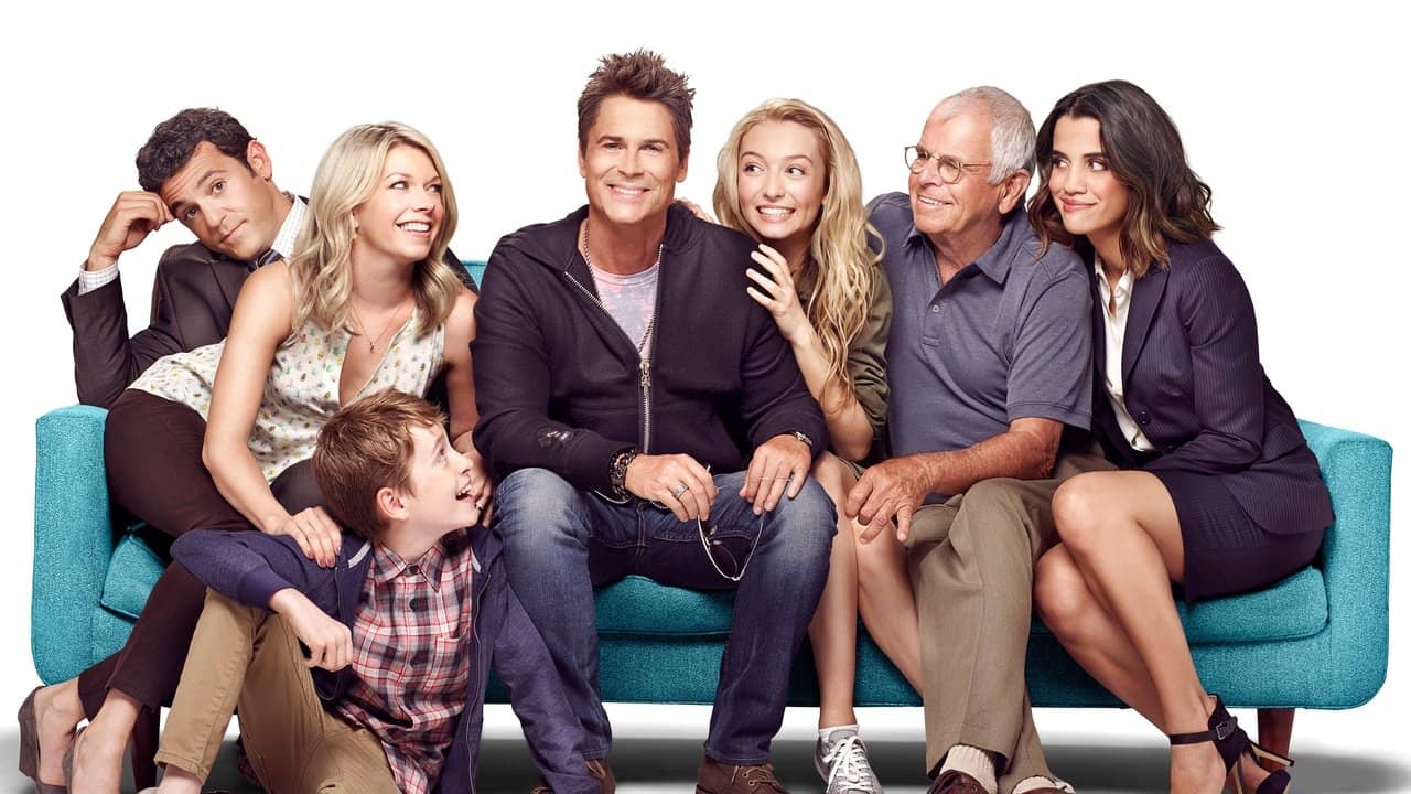The Grinder backdrop
