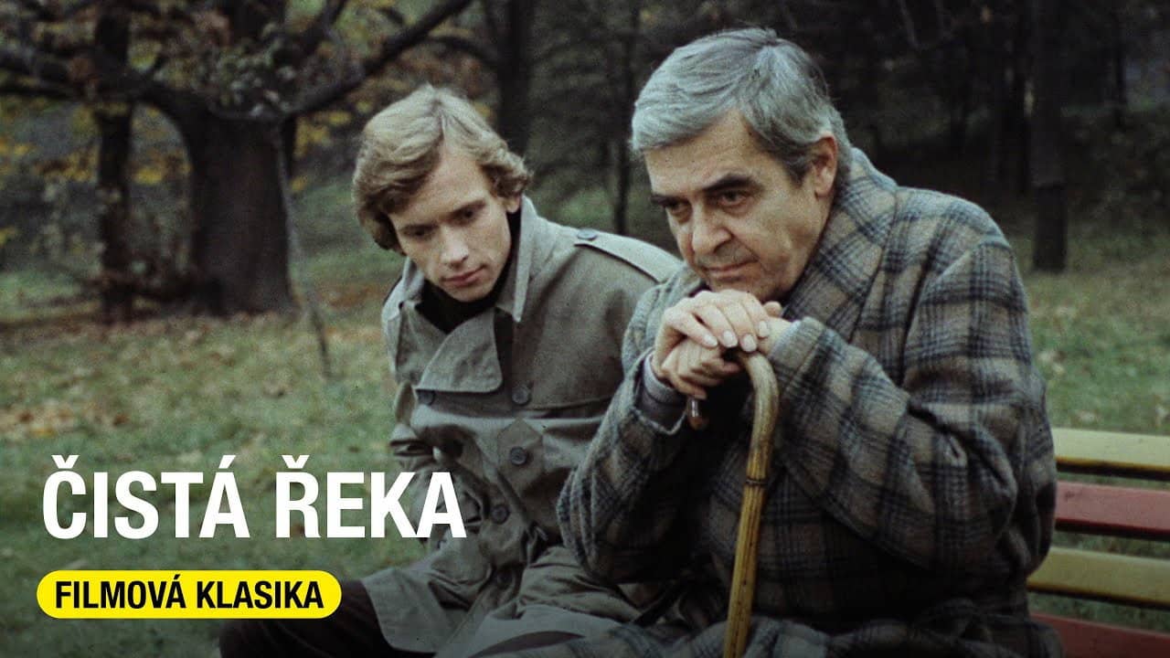 Čistá řeka backdrop